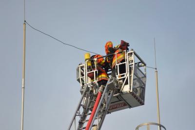 Silobrand in Backnanger Klaeranlage